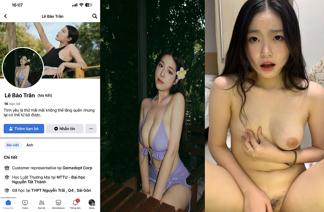 Clip Hot 18+ Lộ Siêu Phẩm 6 Clip Của HotGirl Lê Bảo Trân Chịch Nhau Với Bạn Trai