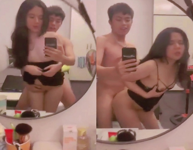 Full Clip Hot 18+ Chịch Em Idol Kim Ngân 2K6 Trước Gương Vừa Xinh Lại Dâm