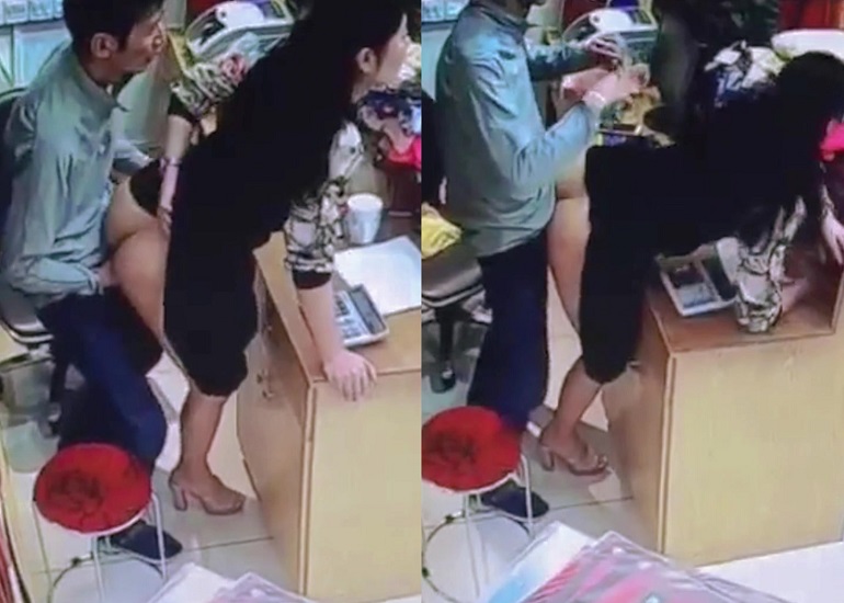 Full Clip Hot 18+ Hack Cam Cô Chủ Shop Nứng Lồn Cho Anh Bảo Vệ Doggy